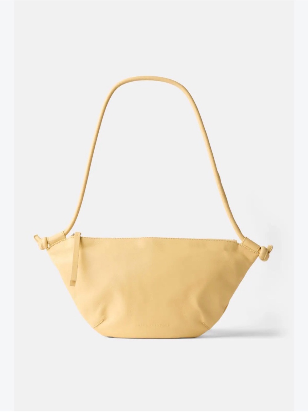 Freda Salvador pale yellow shoulder bag